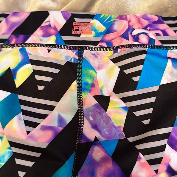 Colorful Fila Geometric Leggings - Picture 8 of 8